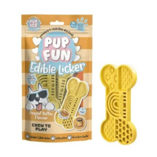 PUP FUN EDIBLE LICKERS BONE MANTEIGA DE AMENDOIM